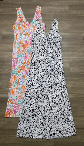 Đầm PMC Họa Tiết Hoa 2 Màu-TPSRD290523