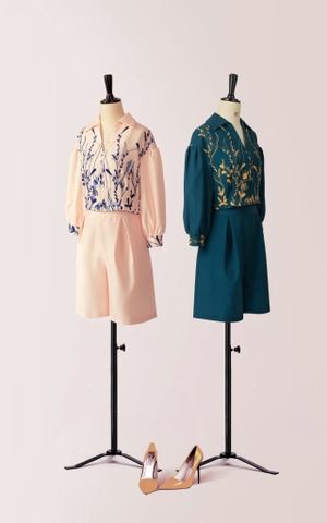 Sét Katosa Croptop Áo Hoa 2 Màu Thanh Lý-TLTPSXS200923