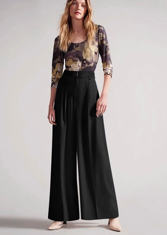 Quần Suông Gon Belt Trang Trí -KTS32602242