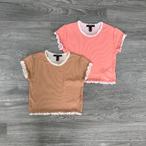 Áo Lưới F21 Phối Ren-TPSRA110623