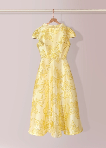 Đầm Gấm Cổ Cao-KTS32703241