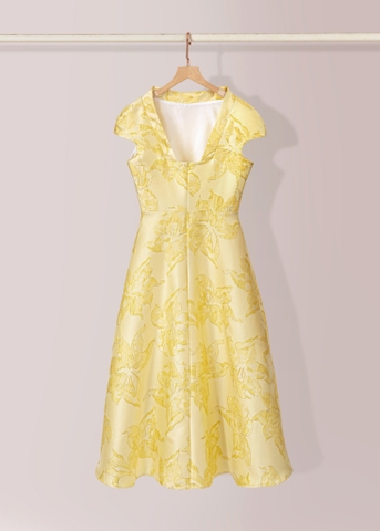 Đầm Gấm Cổ Cao-KTS32703241