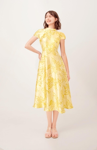 Đầm Gấm Cổ Cao-KTS32703241