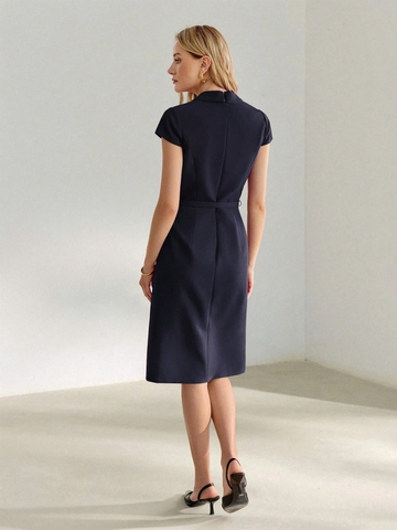 Đầm CK Xếp Ly Quạt-CK211224