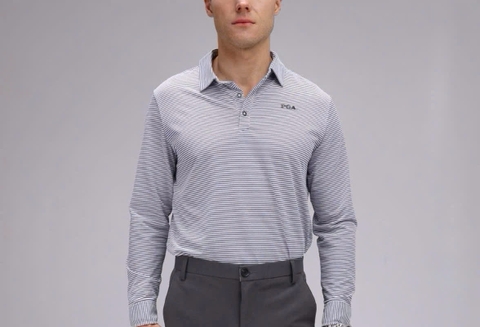 Áo Polo PGA Tay Dài Vnxk Nhiều Màu-TPSRPL300625