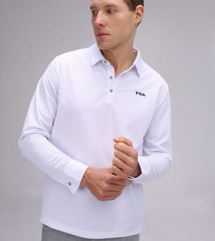 Áo Polo PGA Tay Dài Vnxk Nhiều Màu-TPSRPL300625