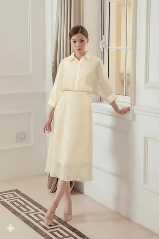 Set Áo Sơ Mi Chân Váy Mentosa-SMTS210825L1