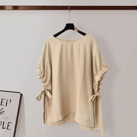 Áo Mentosa Blouse Boho Linen Crepe-AMTS260825D1