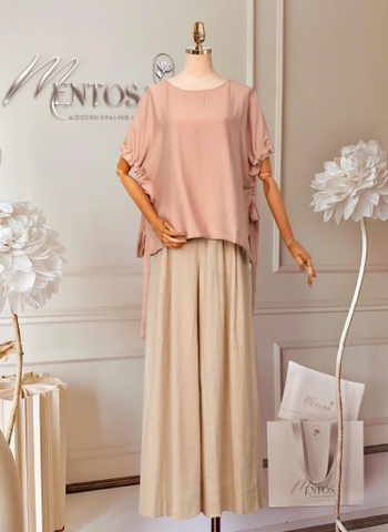 Áo Mentosa Blouse Boho Linen Crepe-AMTS260825D1