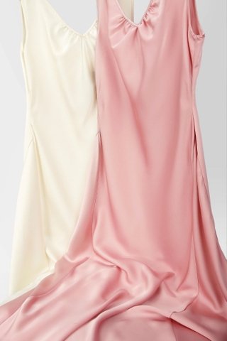 Đầm Lụa Mentosa Dài Dáng Slip 2 Màu-DLMTS271025L1