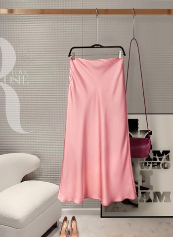 Chân Váy Lụa Mentosa 2 Màu-VMTS230825H1