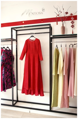 Set Áo Dài Ý Thanh Mentosa 4 Màu-ADMTS220925