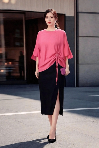 Áo Mentosa Basic Dây Rút 3 Màu-AMTS011025L1