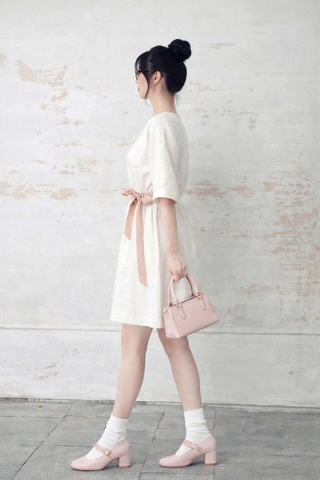 Đầm Mentosa Linen Thắt Eo 3 Màu-DMTS130925L1