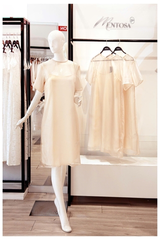 Set Đầm Tơ Mây Mentosa-DMTS231025L1