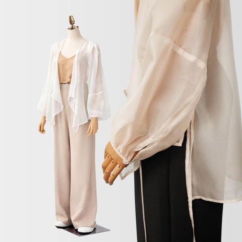 Áo Khoác Mentosa Dáng Rủ Nhẹ 2 Màu-ATMTS061025L1