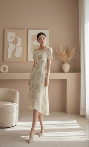 Đầm Katosa Họa Tiết-TPSRD260226