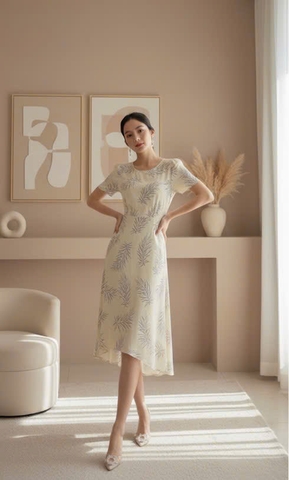 Đầm Katosa Họa Tiết-TPSRD260226
