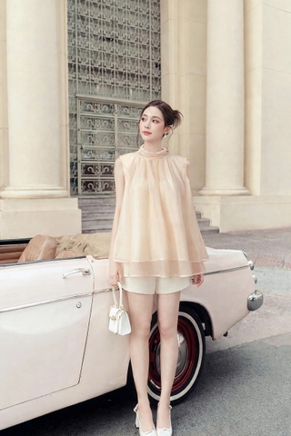 Áo Lụa Nude Cape Katosa-AMTS261125L1