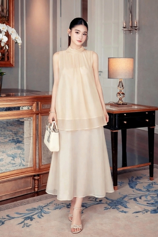 Áo Lụa Nude Cape Katosa-AMTS261125L1