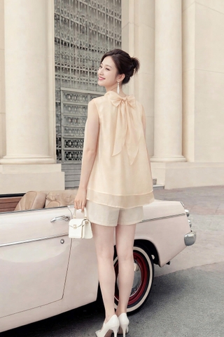 Áo Lụa Nude Cape Katosa-AMTS261125L1