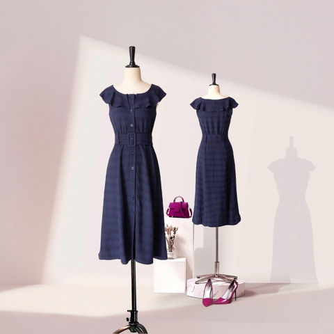 Đầm Katosa Tay Bèo Gài Nút-TPSXD100723