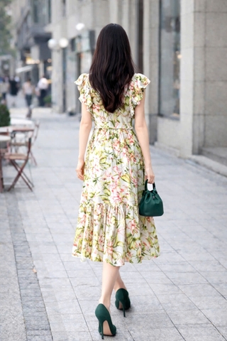 Đầm Katosa Hoa Hồng Giấy-TPSXD250623