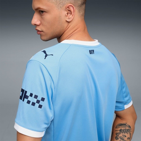 Áo Đá Bóng Nam Puma Manchester City Fc Replica Sân Nhà 25/26