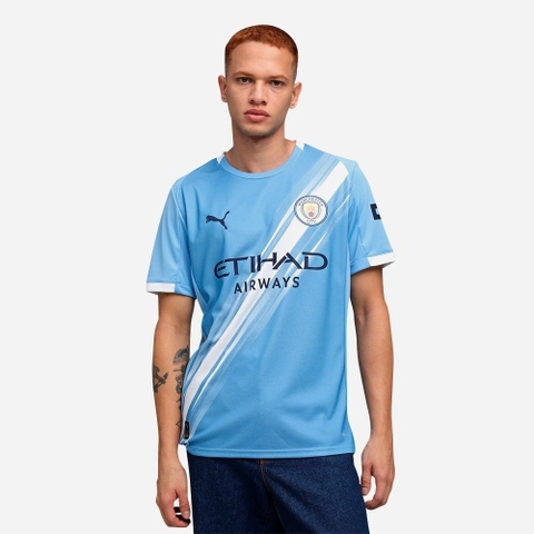 Áo Đá Bóng Nam Puma Manchester City Fc Replica Sân Nhà 25/26