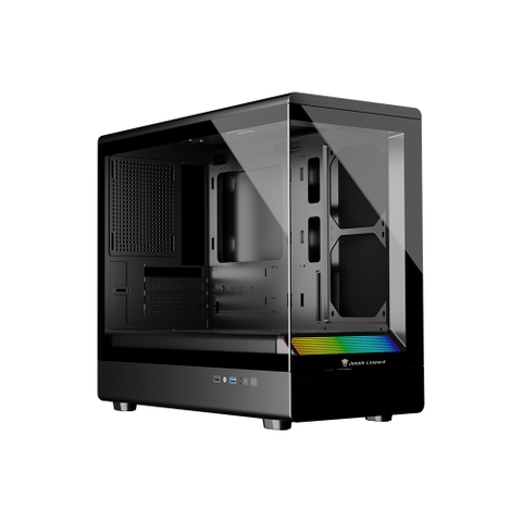 VỎ CASE JUNGLE LEOPARD MS-01 RGB BLACK (MÀU ĐEN/ KHÔNG KÈM FAN)