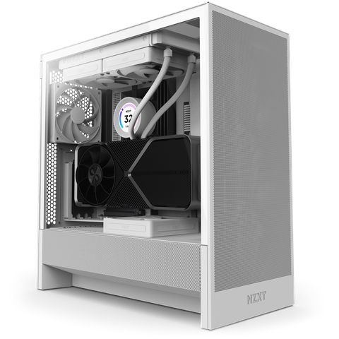 VỎ CASE MÁY TÍNH NZXT H5 FLOW (V2) ALL WHITE (MÀU TRẮNG/ ATX/ MID TOWER/ CC-H52FW-01)