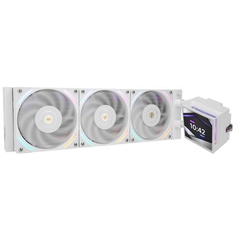 TẢN NHIỆT NƯỚC THERMALRIGHT HYPER VISION 360 ARGB WHITE (MÀU TRẮNG/ MÀN HIỂN THỊ LCD)