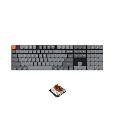 BÀN PHÍM CƠ KHÔNG DÂY KEYCHRON K5 MAX RGB HOTSWAP - GATERON BROWN SWITCH