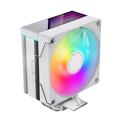 Tản Nhiệt Khí JUNGLE LEOPARD KF400X RGB WHITE (MÀU TRẮNG/ LED RGB AUTO)