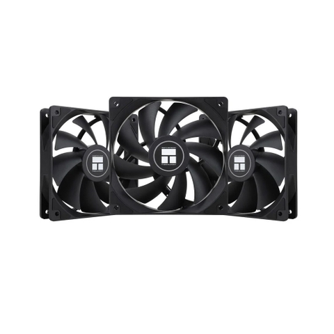 QUẠT TẢN NHIỆT THERMALRIGHT TL-C12C X3 BLACK (MÀU ĐEN/120MM/ BỘ 3 QUẠT)