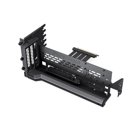 Bộ dựng VGA PHANTEKS Premium PCIe Gen4 Vertical GPU Bracket, 220mm PCIe 4.0 x16 Riser Cable BLACK (MÀU ĐEN/ LED ARGB)