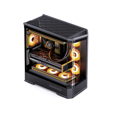 Vỏ Case JONSBO D400 BLACK (ATX/ MÀU ĐEN)