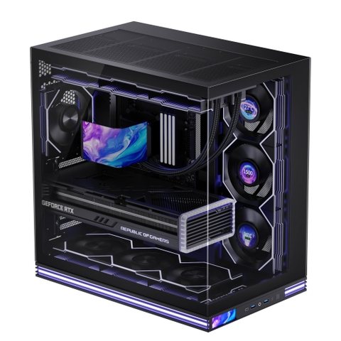VỎ CASE JUNGLE LEOPARD AX-2 BLACK (MÀU ĐEN/ KHÔNG KÈM FAN)