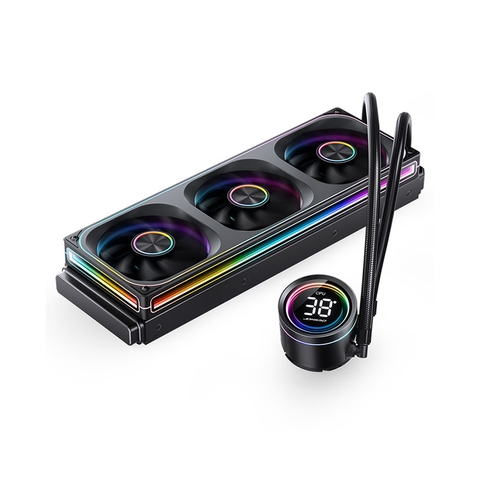 Tản nhiệt nước AIO JONSBO TH-360 ARGB BLACK (MÀU ĐEN/ LCD hiển thị nhiệt độ)