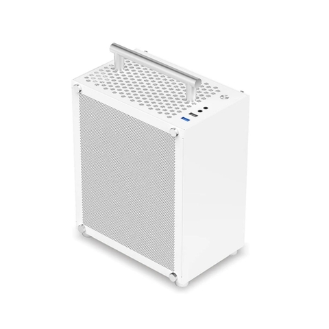 VỎ CASE MÁY TÍNH METALFISH T40 MESH WHITE (MÀU TRẮNG/ MẶT HÔNG LƯỚI/ MAINBOARD MINI-ITX/ NGUỒN SFX)