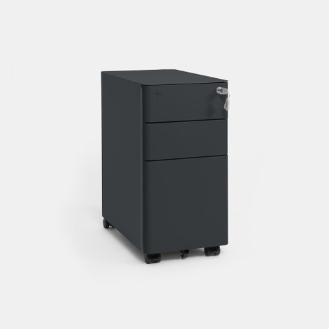 TỦ TÀI LIỆU THÉP HYPERWORK IVY SLIM HPW MC02 - ĐEN XÁM