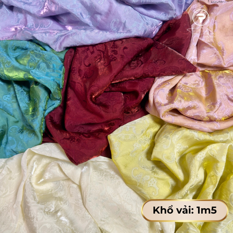 Vải Tơ Lụa Ánh Kim Thọ Dơi