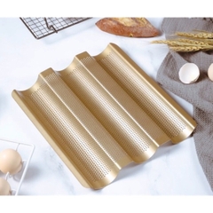 Khay bánh mỳ chống dính 3 sóng UniBaker 38*33*2.4cm