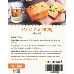 Baking powder (bột nở) 20gr