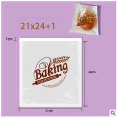 Túi đựng bánh Baking trắng 21*25 cm