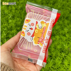 Túi cookie Mèo tài lộc (100c)