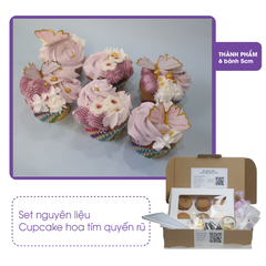 [SNL] Trang trí Cupcake hoa tím quyến rũ