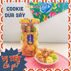 Bánh cookie dừa giòn mix vị hộp 100g