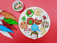 [SNL] Cookies icing Noel 12 hình tròn