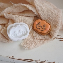 Khuôn nhấn cookies halloween bí ngô 3.5*4.5cm